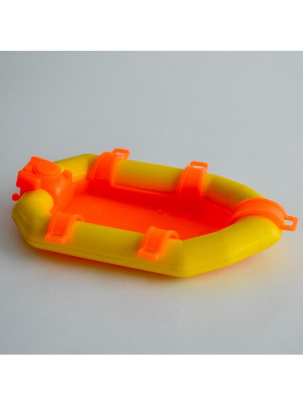 Fisher Price Little People Adventure Scuba Divers Raft Yellow Orange Vintage